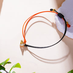 Collier avec pendentif volant de badminton HEBE et chaîne croisée réglable