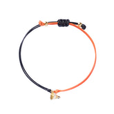 Badminton Shuttlecock Pendant Bracelet with Adjustable Rope Knot-HEBE
