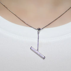 Collier avec pendentif en forme de seau de badminton HEBE avec chaîne serpent réglable