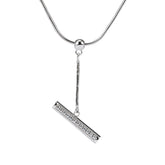 Men's Badminton Bucket Pendant Necklace with Adjustable Snake Chain-HEBE