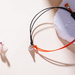 Collier avec pendentif volant de badminton HEBE et chaîne croisée réglable