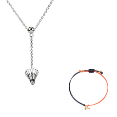 Badminton Signature Necklace & Bracelet Set