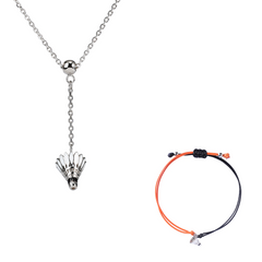 Badminton Signature Necklace & Bracelet Set