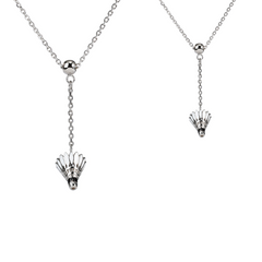 Doubles Partner Matching Badminton Necklace Set