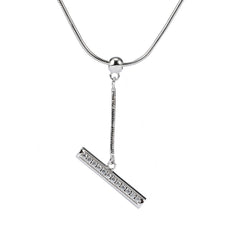 Collier avec pendentif en forme de seau de badminton HEBE avec chaîne serpent réglable