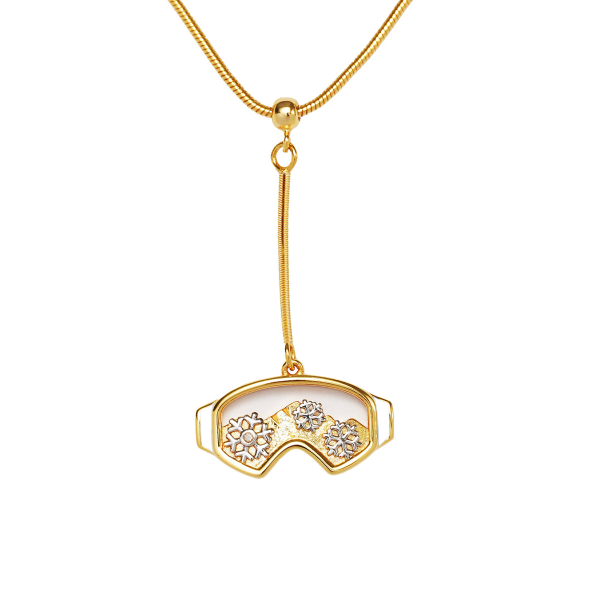 Collier avec pendentif volant de badminton HEBE et chaîne croisée réglable