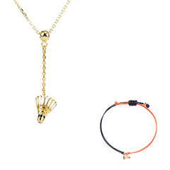 Badminton Signature Necklace & Bracelet Set