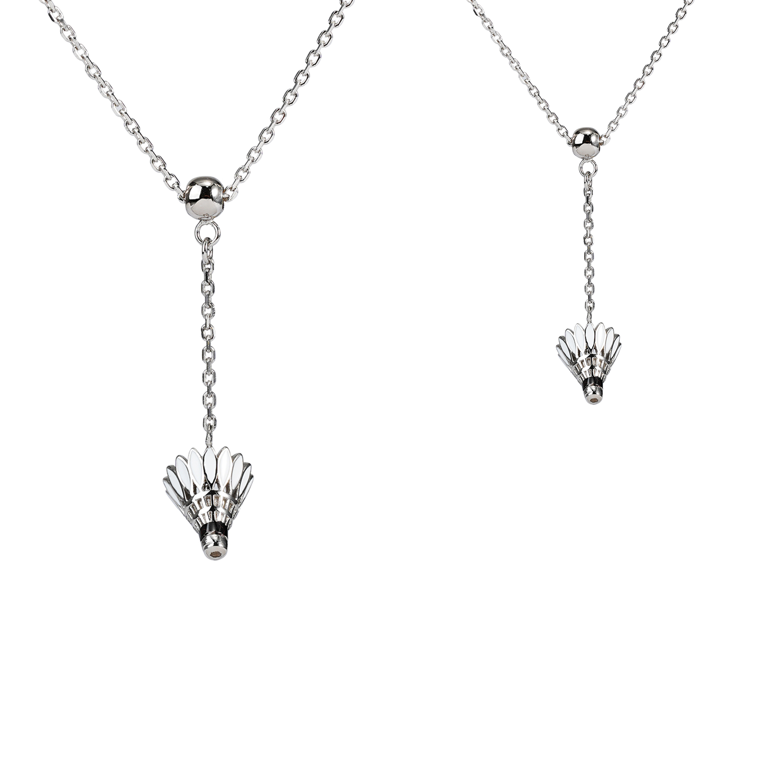 Doubles Partner Matching Badminton Necklace Set