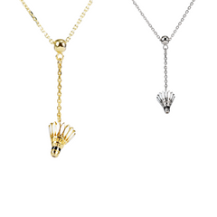 Doubles Partner Matching Badminton Necklace Set